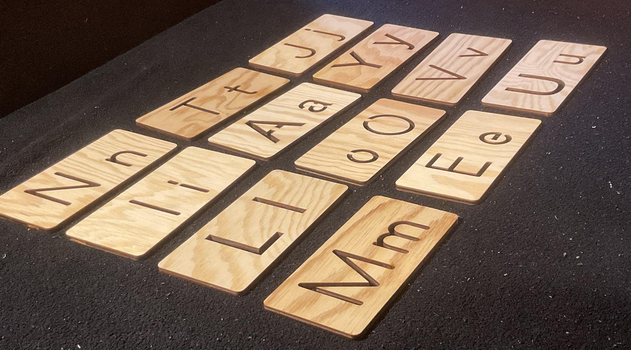 Šablona na psaní abecedy - tiskací