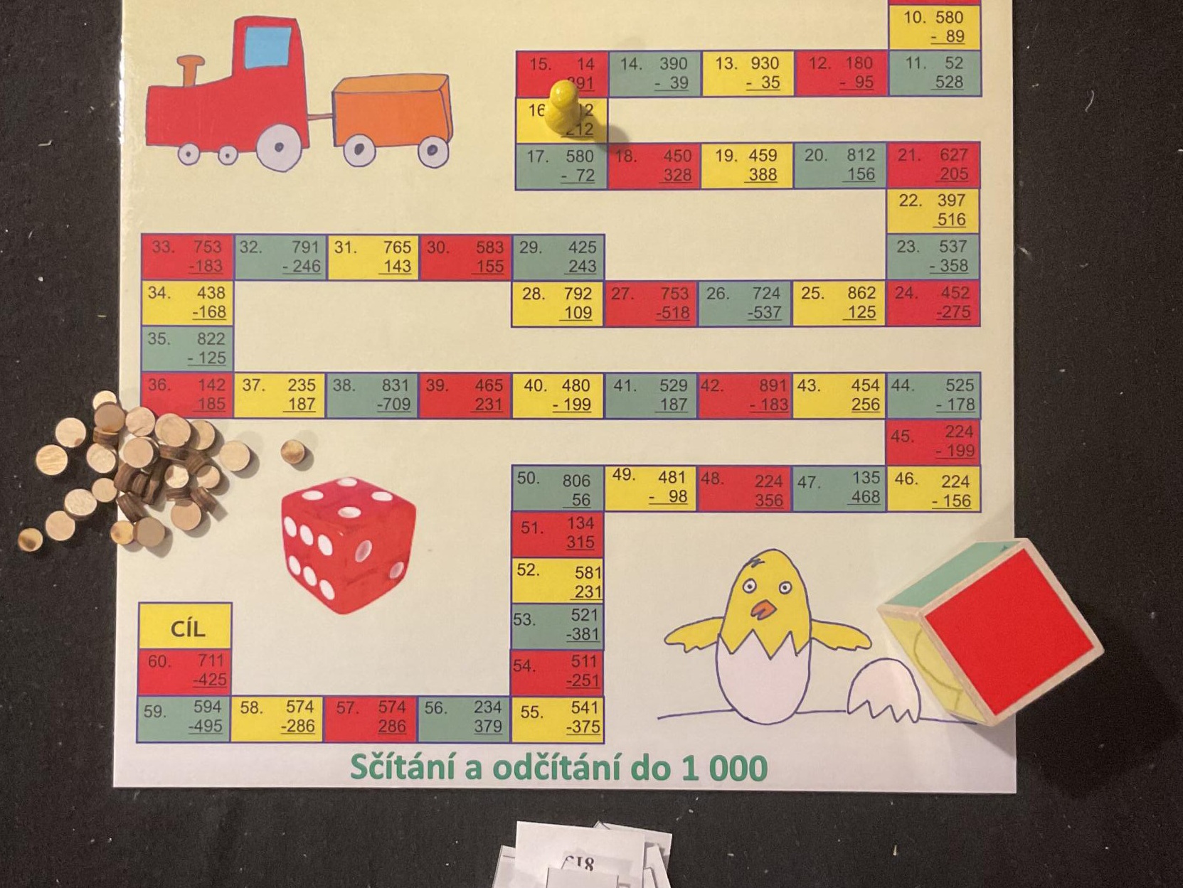 Sčítání a odčítání do 1 000