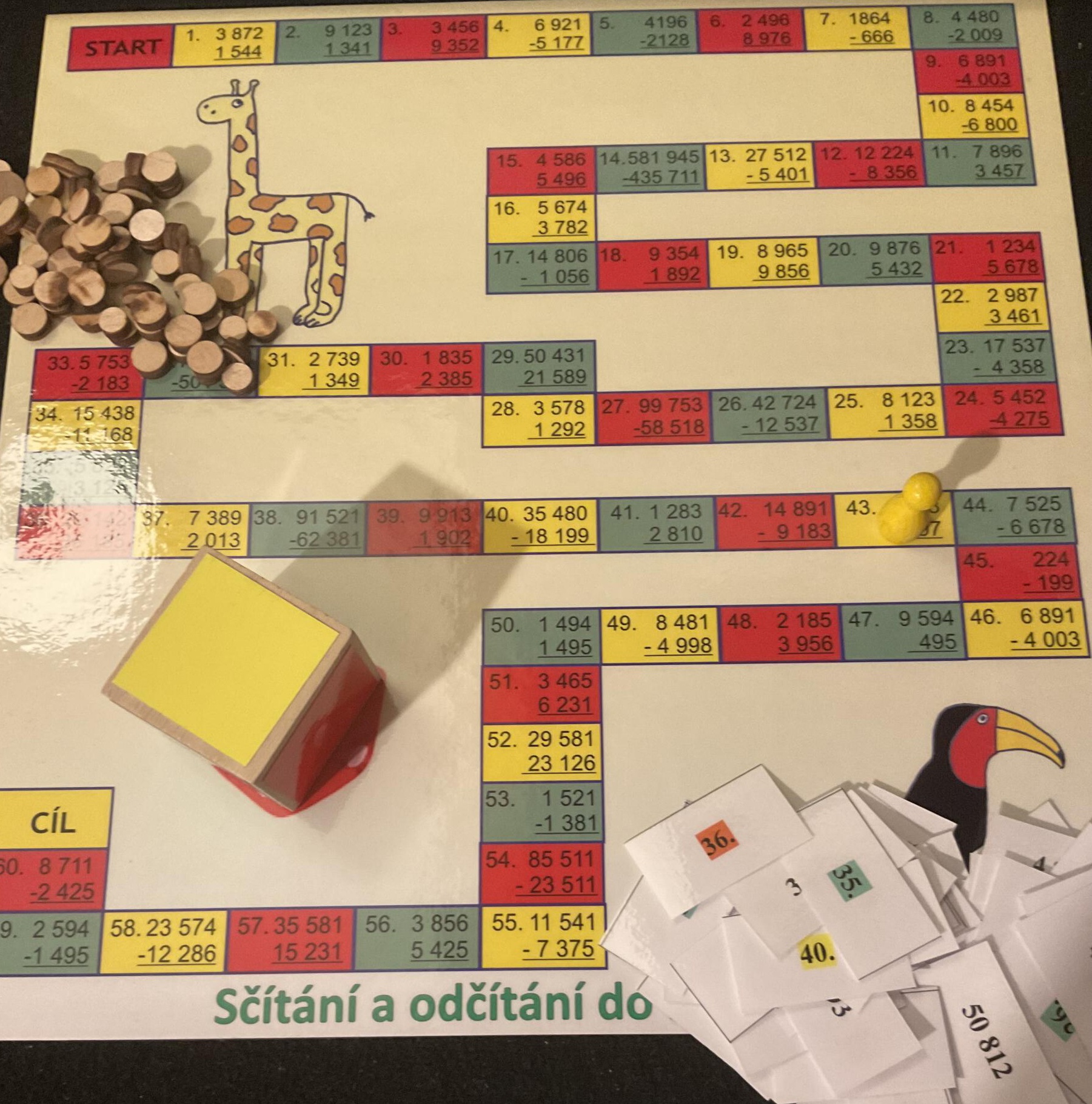 Sčítání a odčítání do 1 000 000