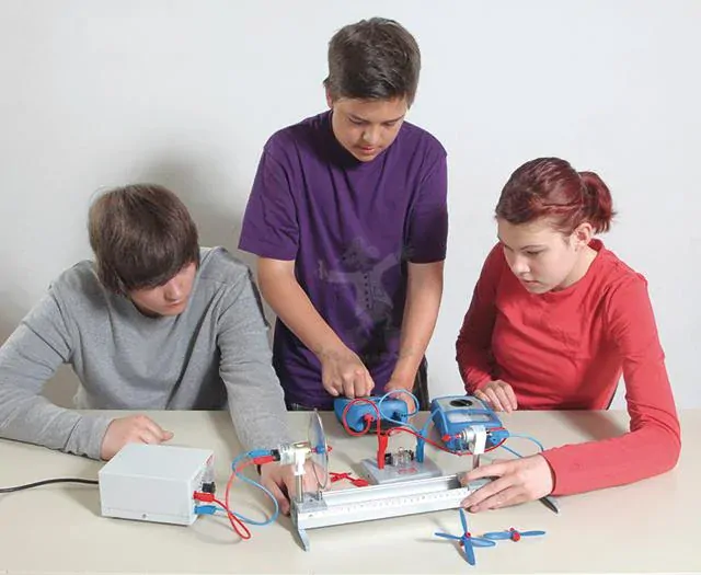 Demonstrační souprava větrná energie