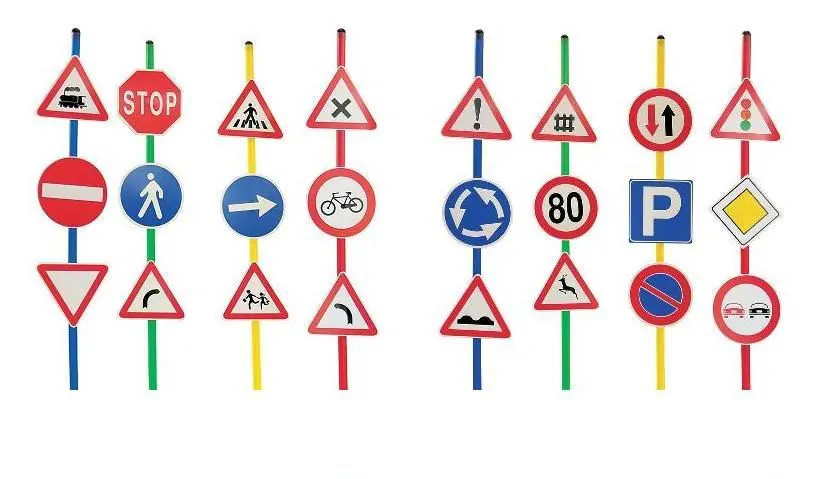 Dopravní značky, 24 ks-vá souprava