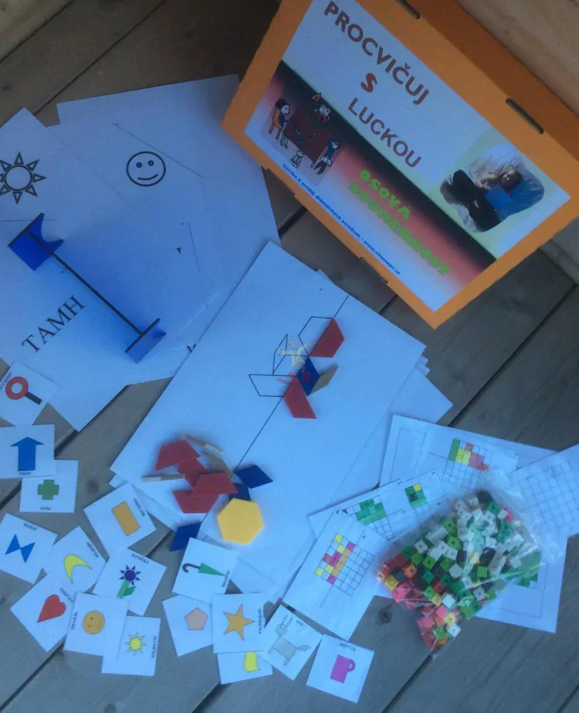 Procvičuj s Luckou - osová souměrnost