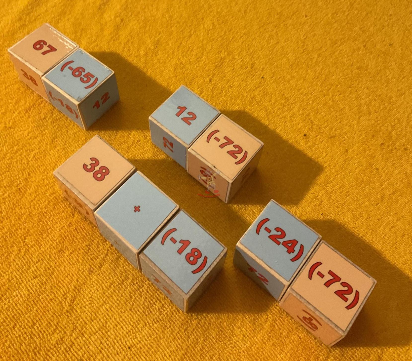 Malé kostky – celá čísla