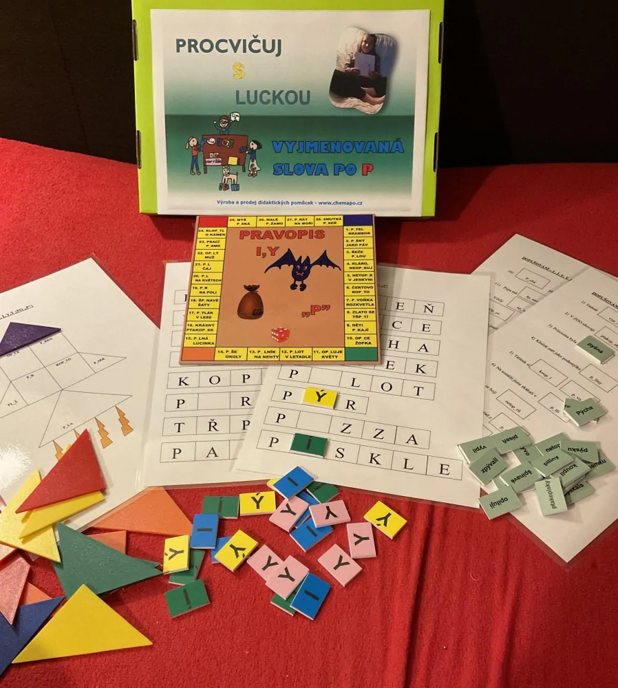 Procvičuj s Luckou vyjmenovaná slova po P