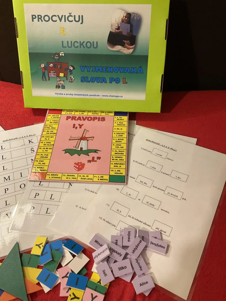 Procvičuj s Luckou vyjmenovaná slova po L