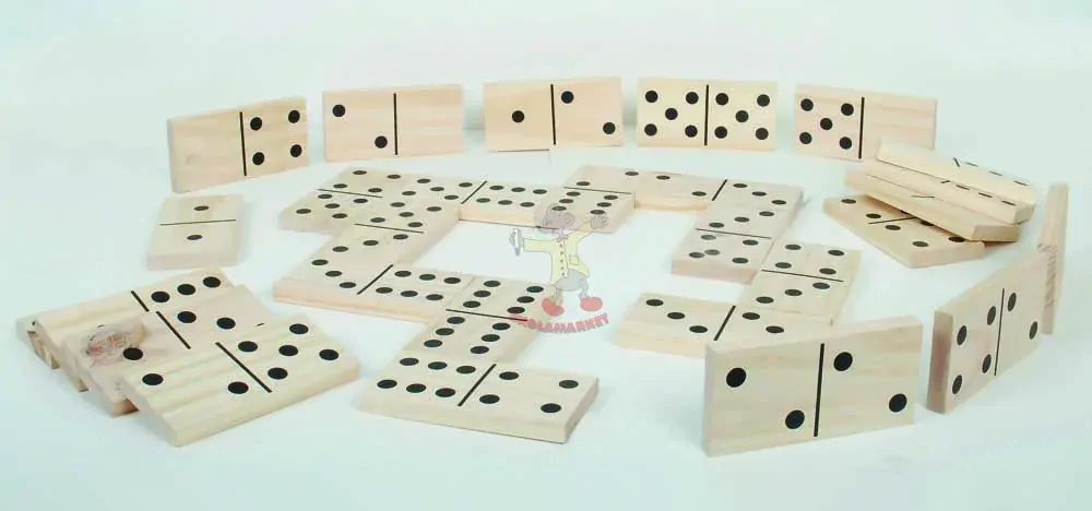Obrovské dřevěné Domino