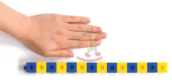 Spojovatelné barevné kostky 1000