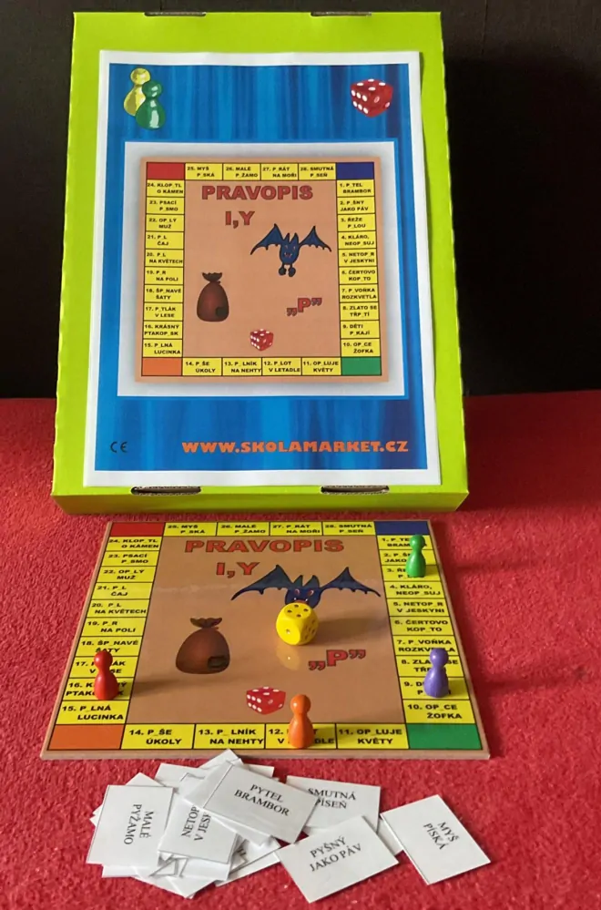 Hra pravopis I,Y po „P“ pro třídu