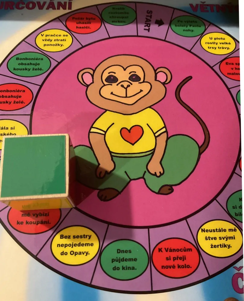 Společenská hra větné členy