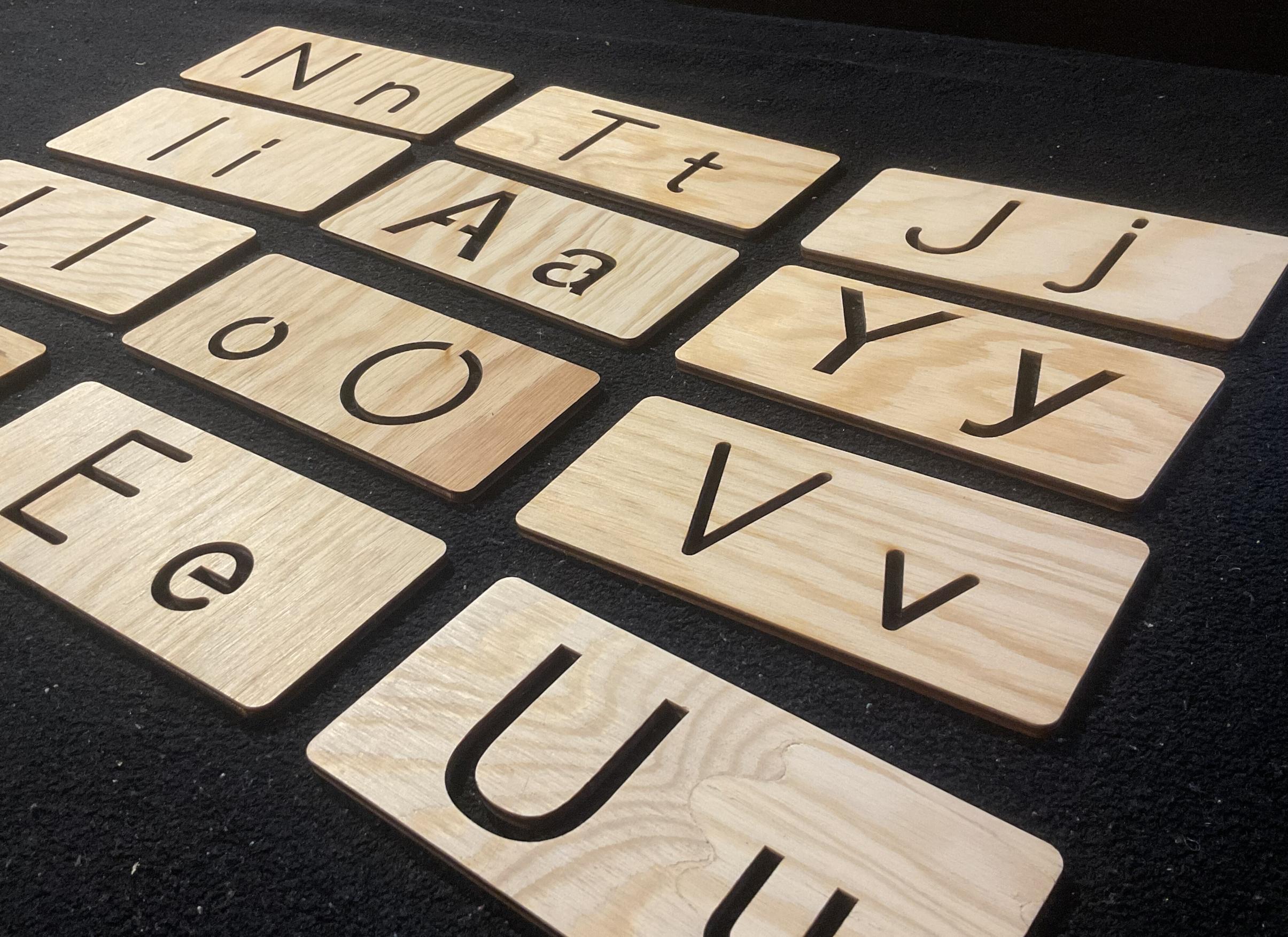 Šablona na psaní abecedy - tiskací