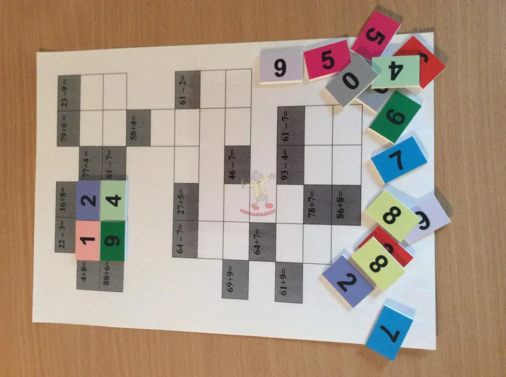 Procvičuj s Luckou - sčítání a odčítání do 100 s přechodem přes 10