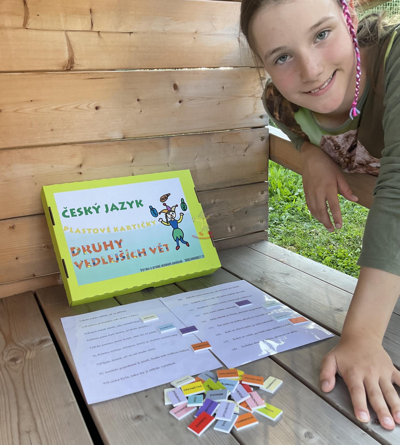 Druhy vedlejších vět - kartičky