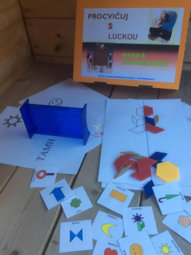 Procvičuj s Luckou - osová souměrnost