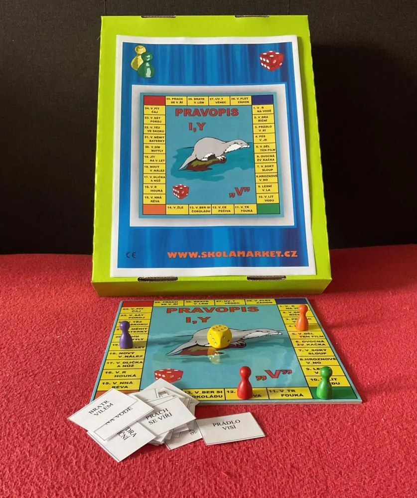 Hra pravopis I,Y po „V“ pro třídu