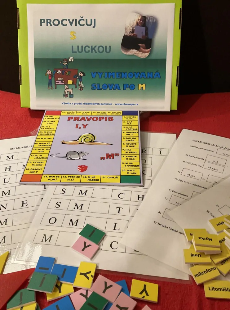 Procvičuj s Luckou vyjmenovaná slova po M