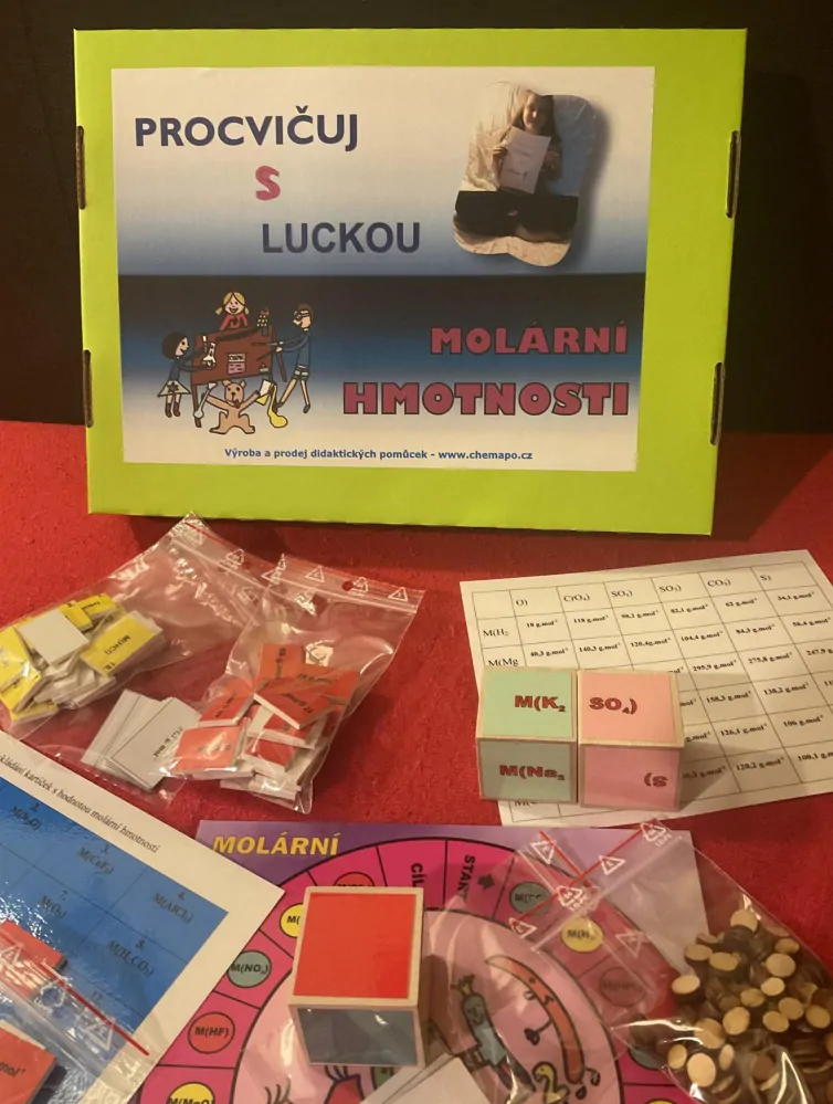 Procvičuj s Luckou molární hmotnost