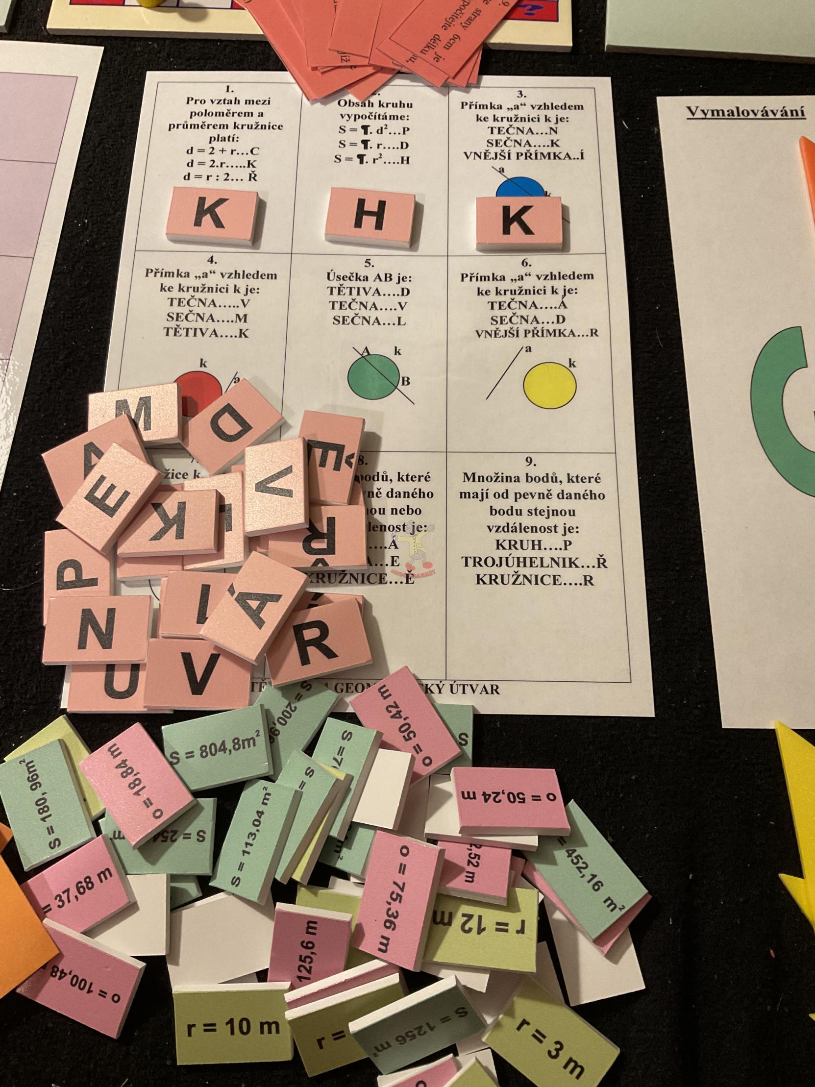 Výuková krabička – Kruhy, kružnice