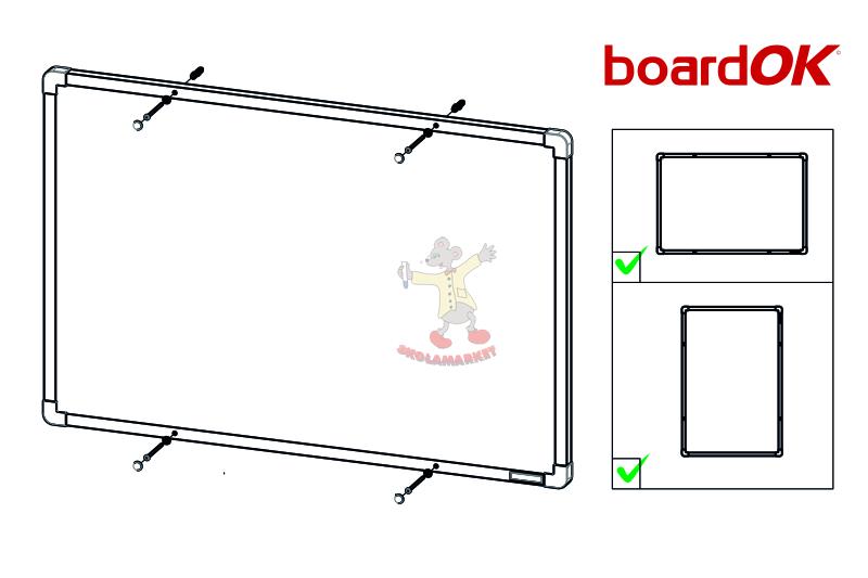Korková nástěnka boardOK