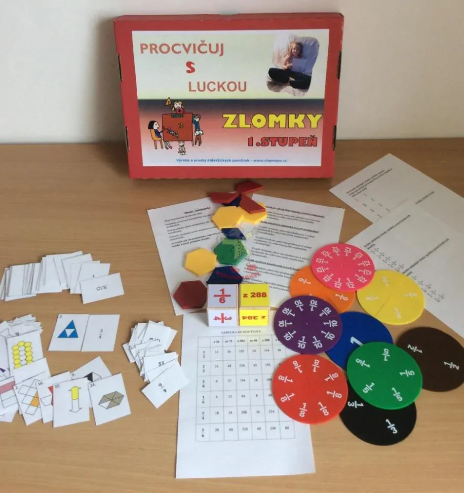Procvičuj s Luckou - zlomky 1.stupeň