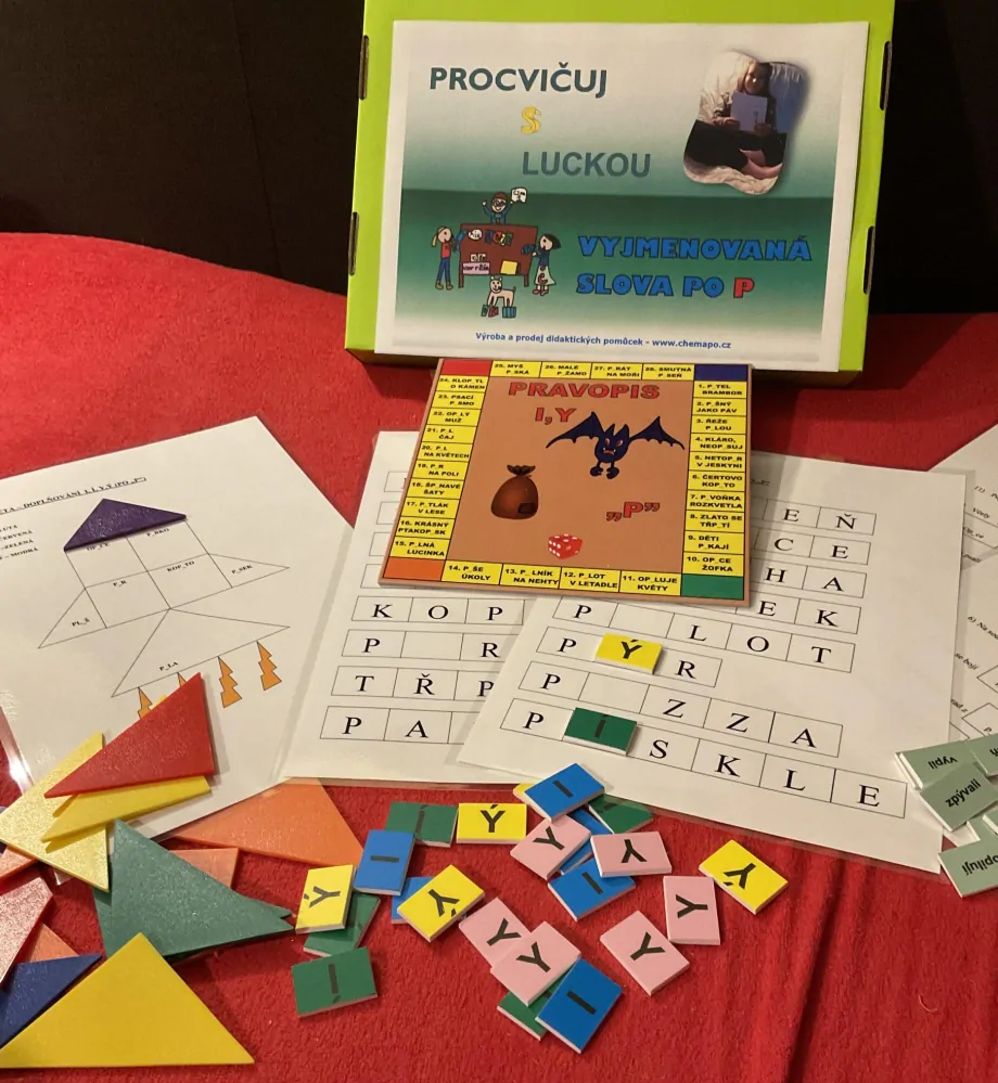 Procvičuj s Luckou vyjmenovaná slova po P