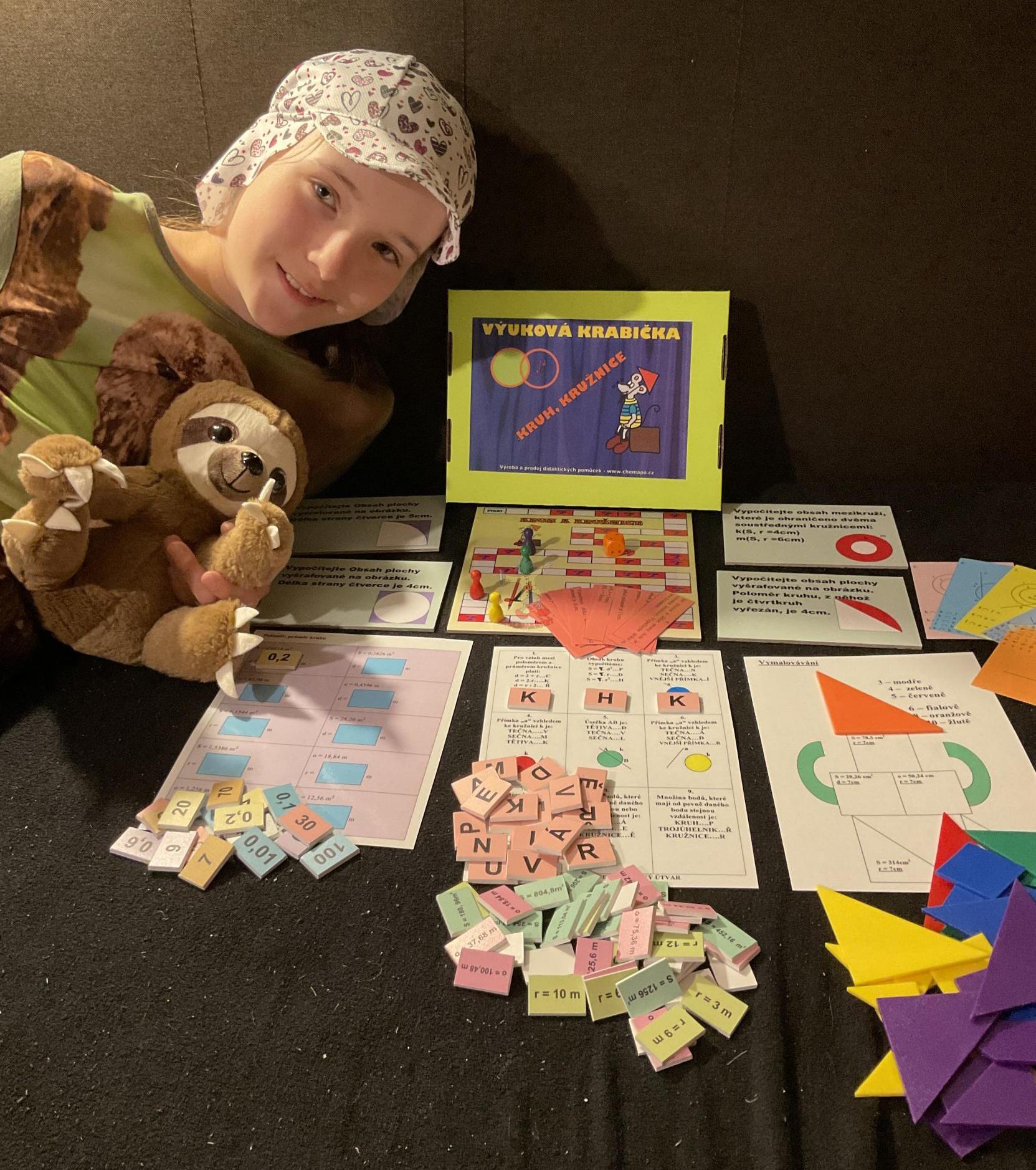 Výuková krabička – Kruhy, kružnice